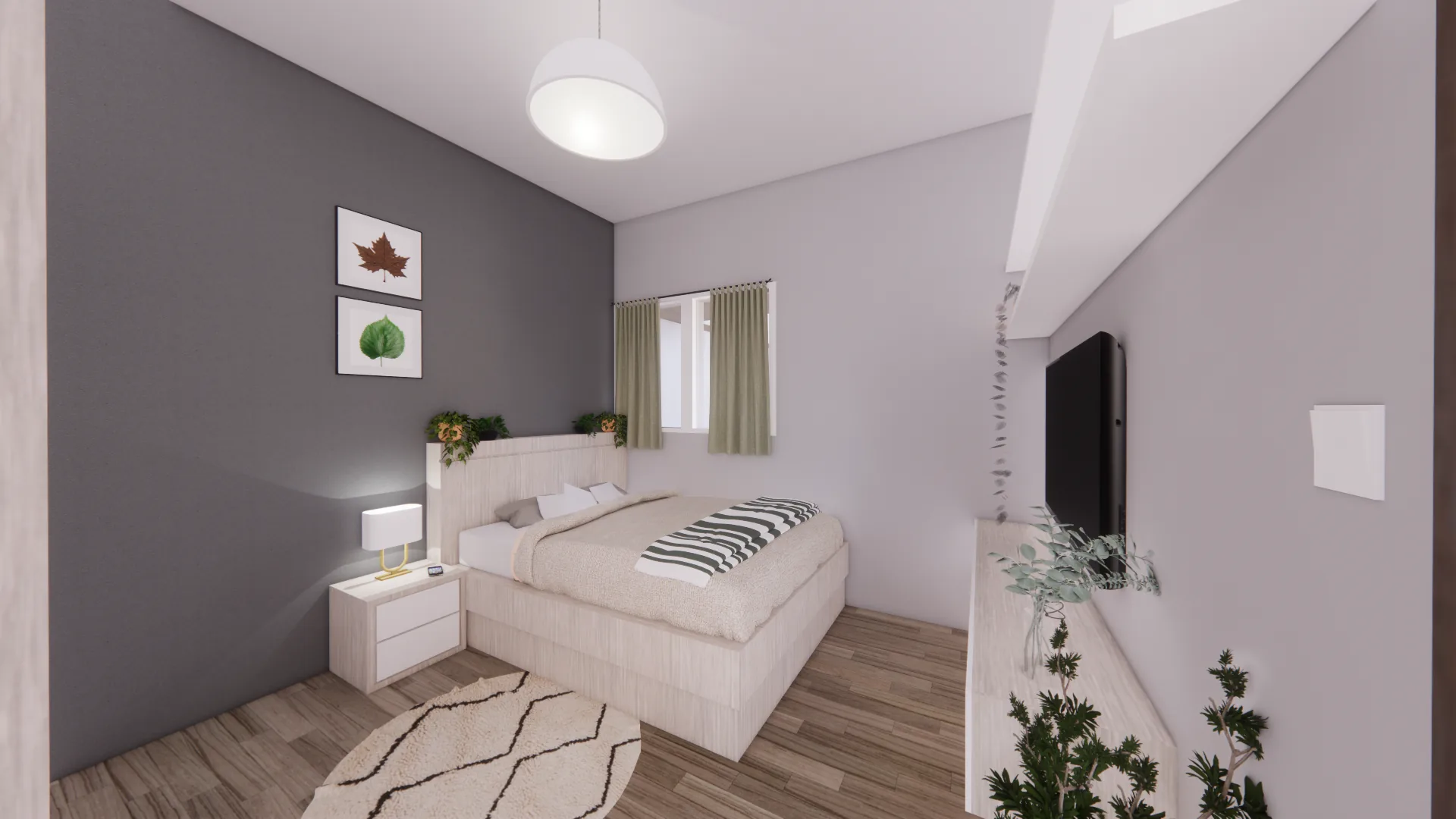 NeoFos House: main bedroom